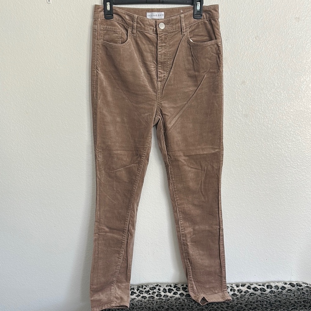 LOFT Brown Skinny Pants